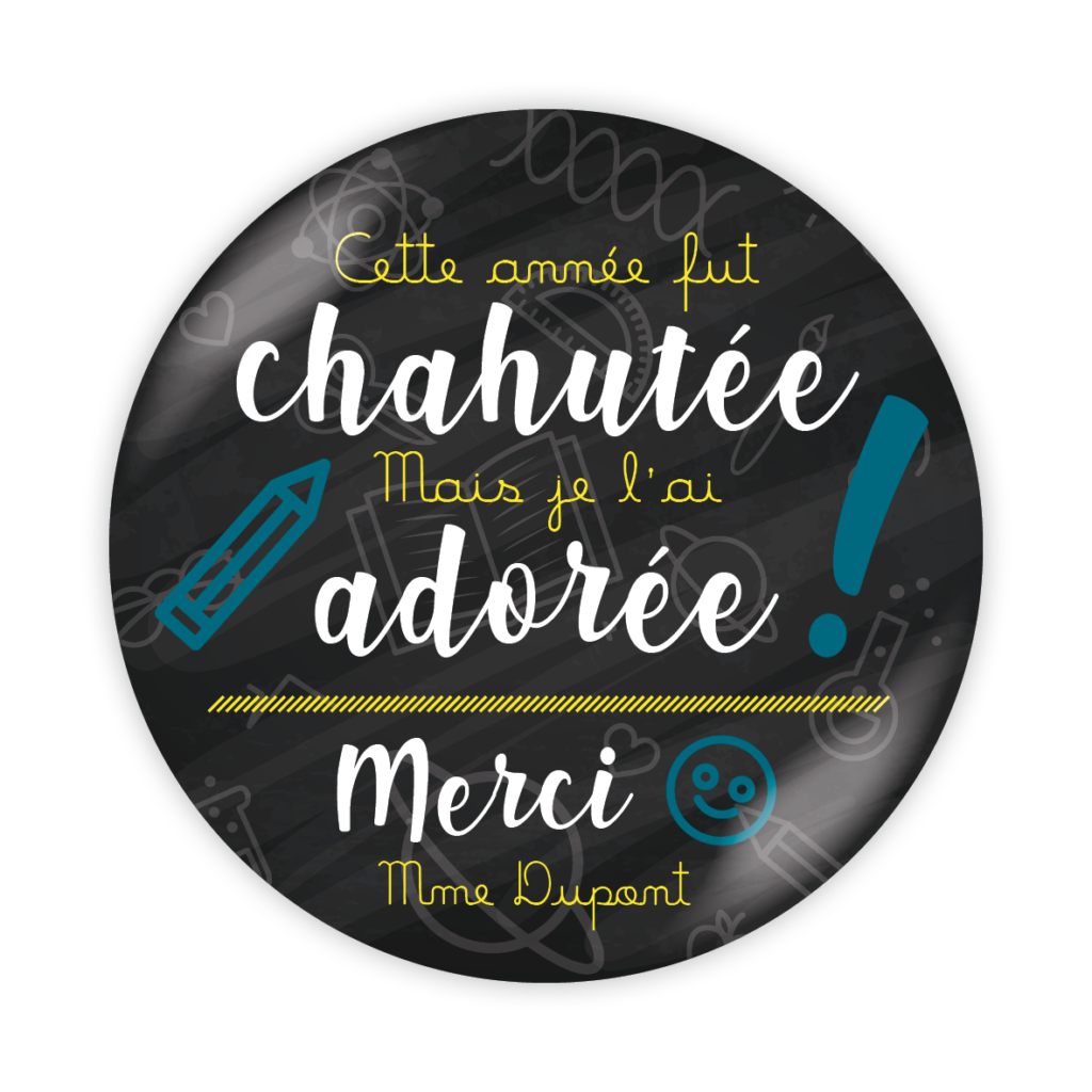 Cette année fut chahutée, mais je l’ai adorée! Mon Badge